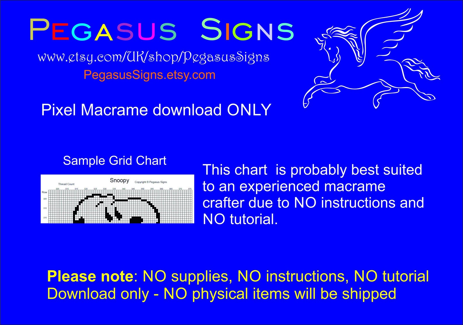 Giggle Chart Pixel Macrame Pattern - Little Miss Giggles Chart (PDF/JPEG) - Etsy