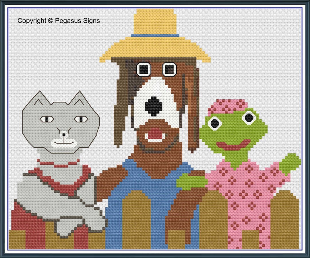 Hectors House Cross Stitch Pattern Only PDF/JPEG Files Kidstv, Cartoons