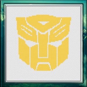 Bumble Bee Transformers Cross Stitch Pattern – Kids TV (PDF/JPEG)
