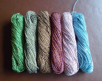 Metallic Twisted Cord 2 mm - 6 colours - braided cord haberdashery piping trimming edging crafting upholstery