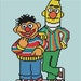 Bert and Ernie Cross Stitch Pattern Only pdf Jpg Files Kids TV ...