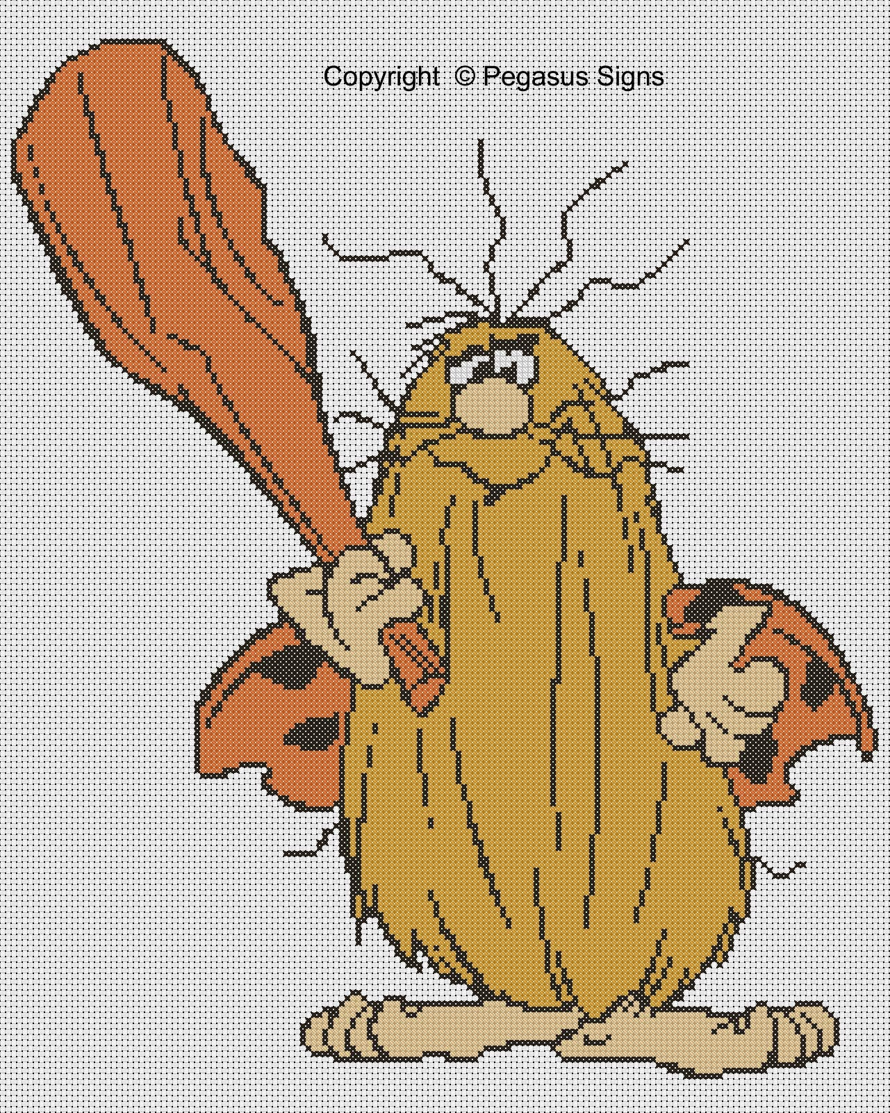 Captain Caveman Cross Stitch Pattern Only (pdf Jpg Files) Tv