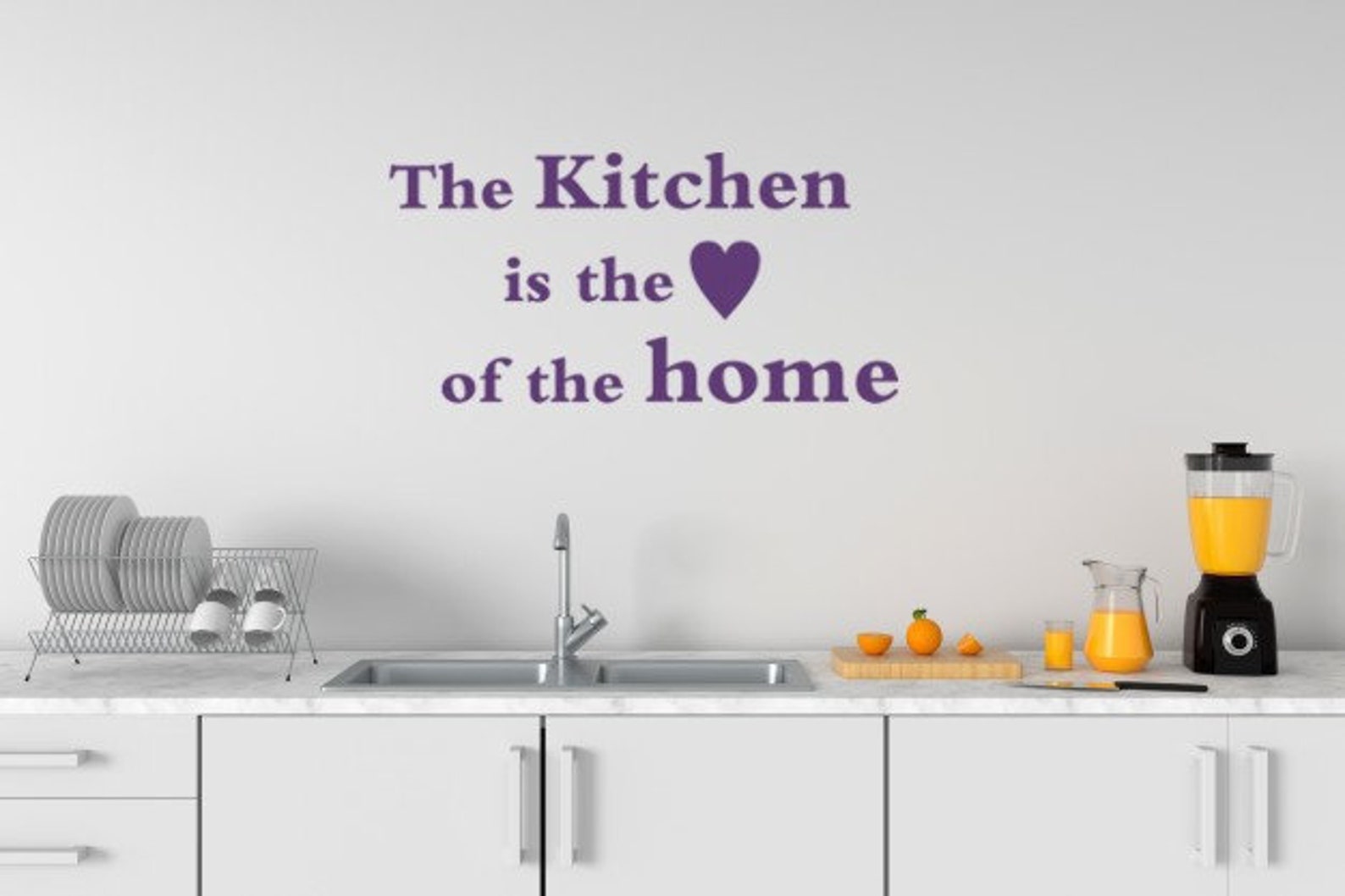 Kitchen Wall Art Quote 3 Sizes Wall Decoration Statement Etsy