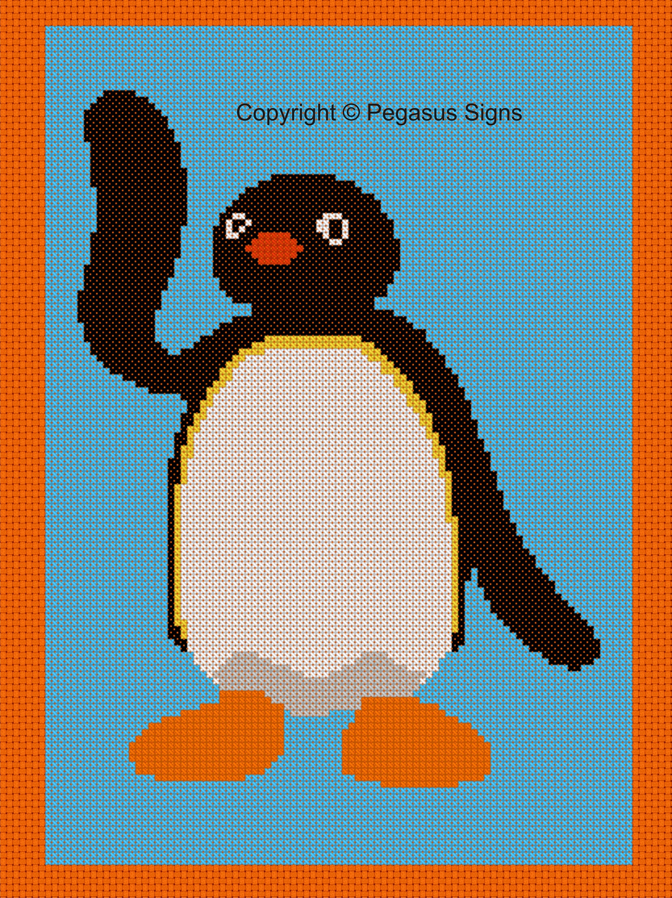 Orchidea Counted Cross Stitch Kit Penguins Set Of 4