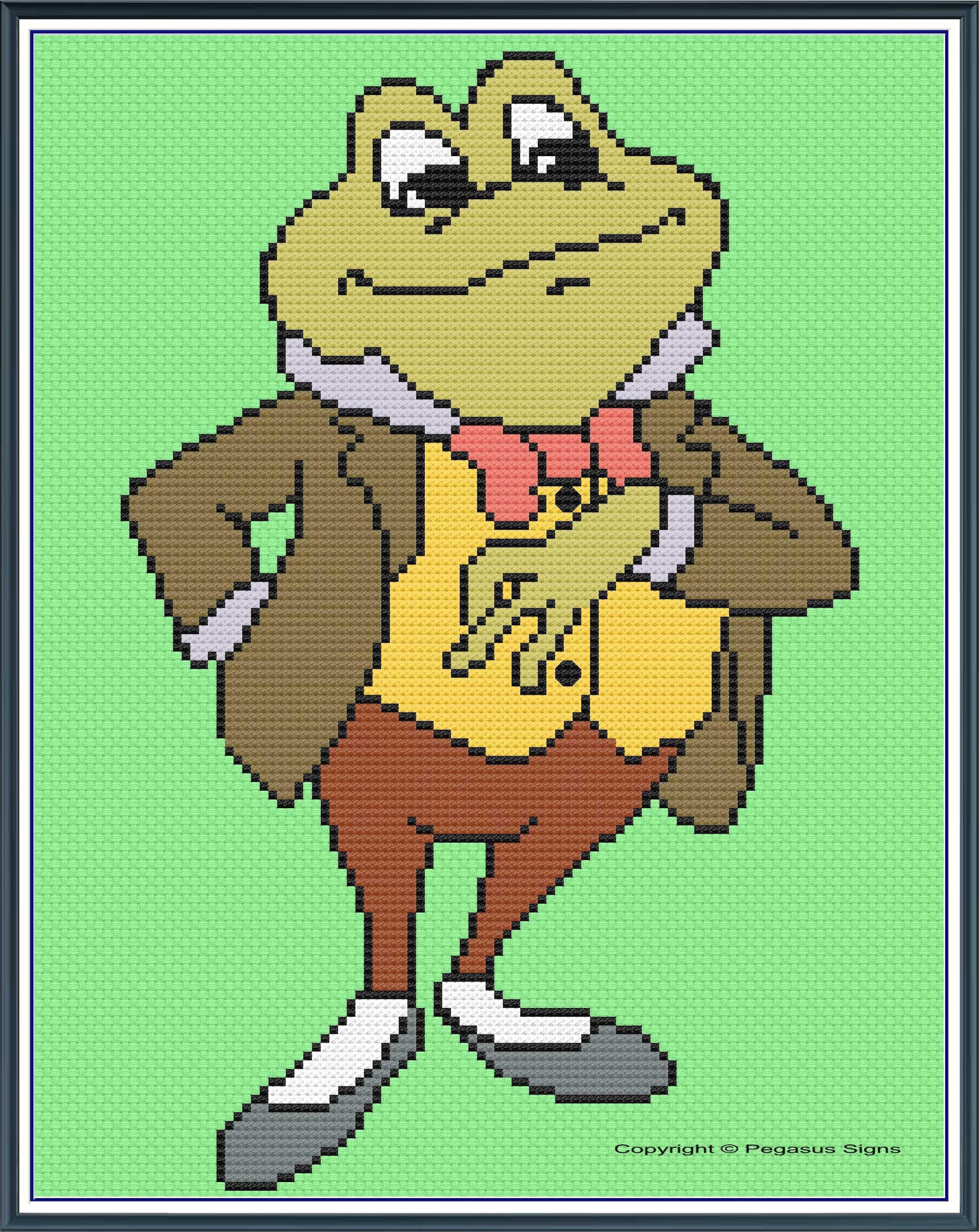 Toad of Wind in the Willows Cross Stitch Pattern (PDF/JPEG) - Etsy