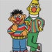Bert and Ernie Cross Stitch Pattern Only pdf Jpg Files Kids TV ...