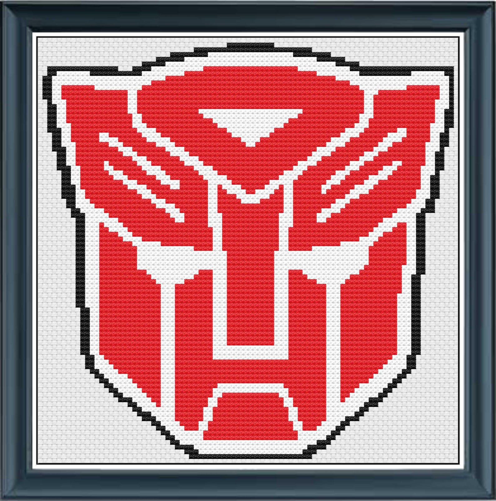 Transformers Motif Cross Stitch Pattern Only PDF/JPEG Files - Kidstv ...