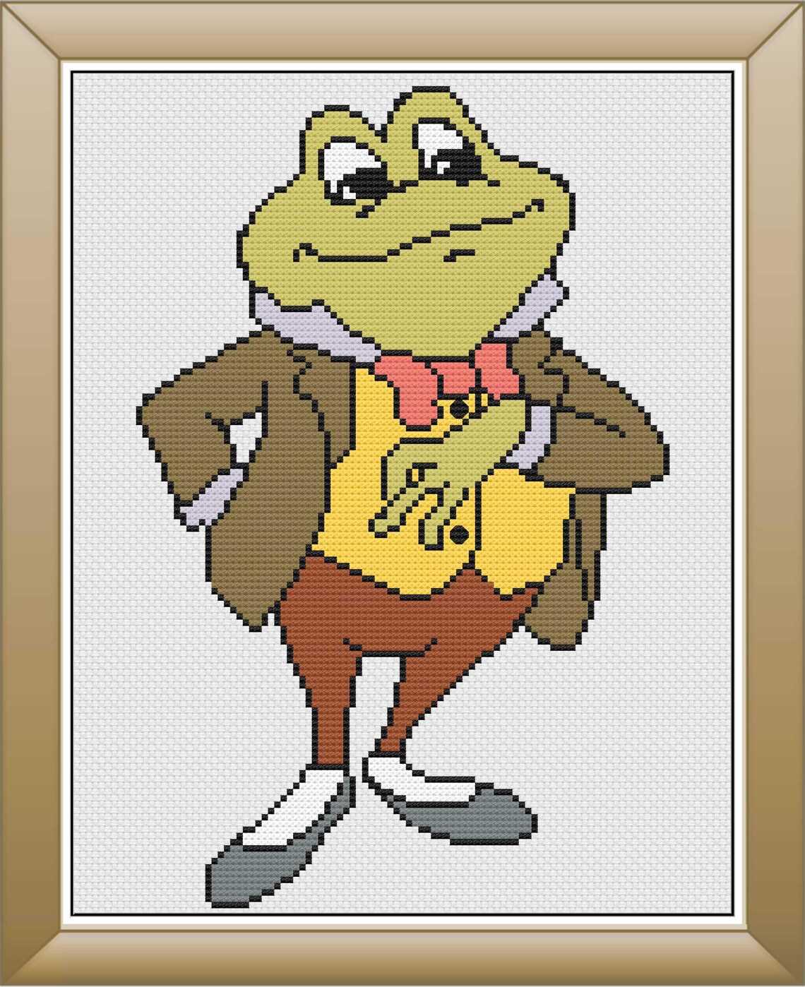 Toad of Wind in the Willows Cross Stitch Pattern (PDF/JPEG) - Etsy