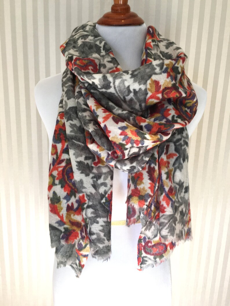 Floral Paradise Shawl Scarf