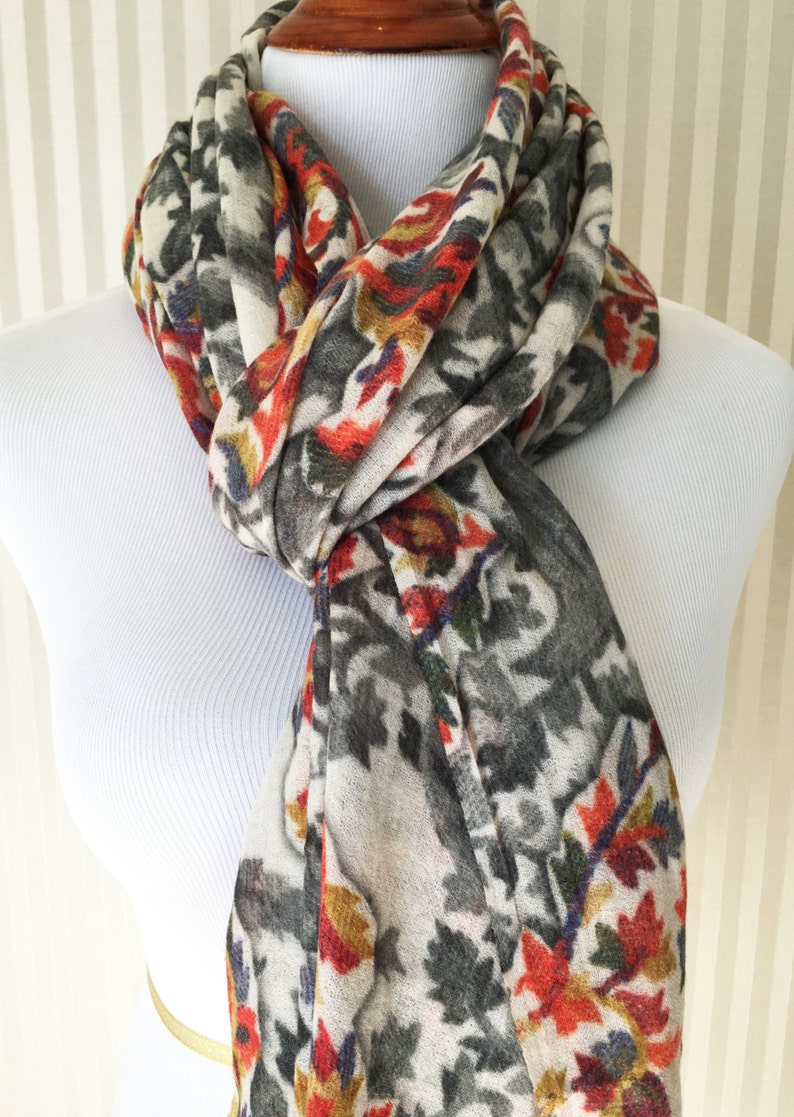 Floral Paradise Shawl Scarf