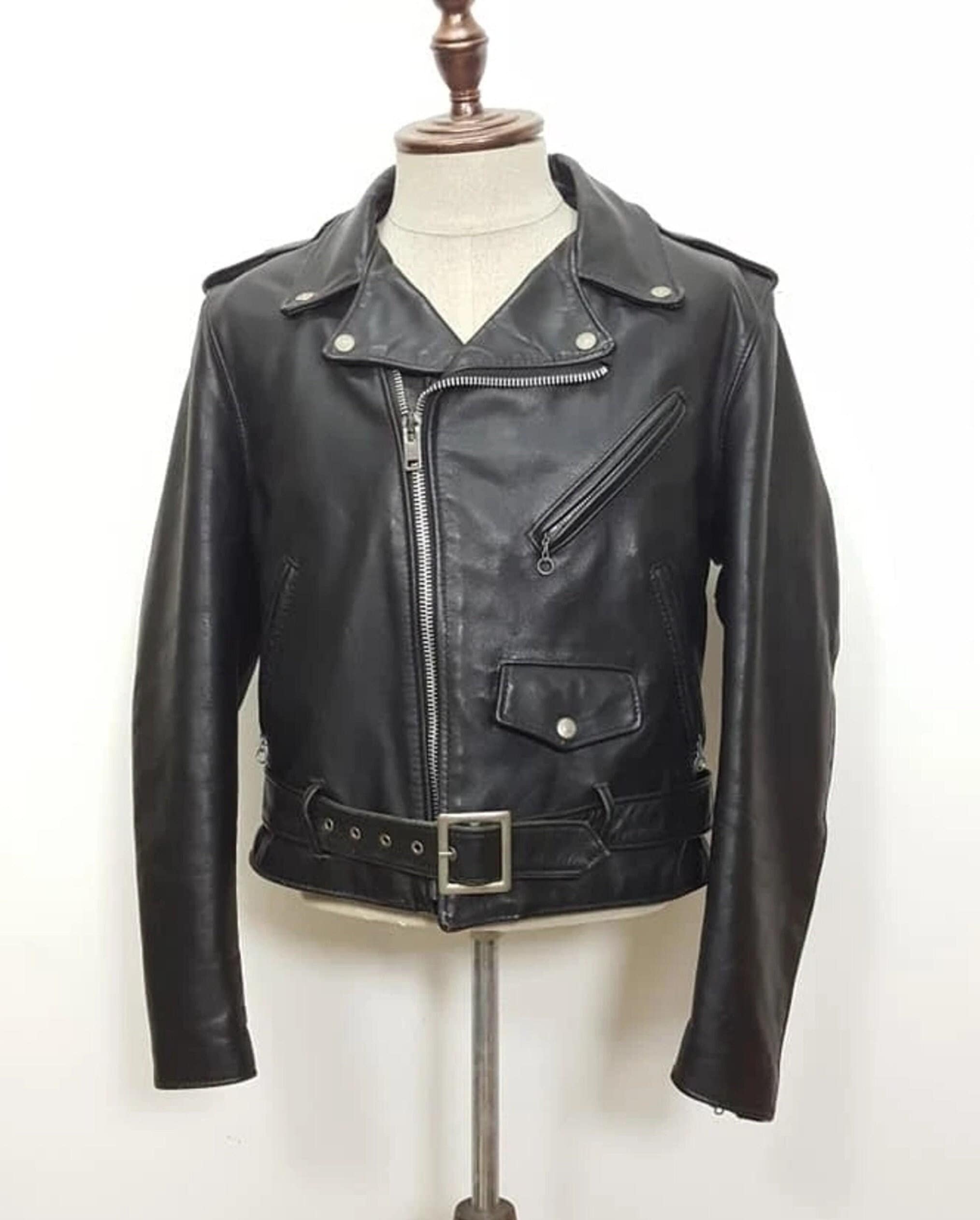 Vtg. Schott Perfecto 618 Leather Motorcycle Quilted Jacket - Etsy