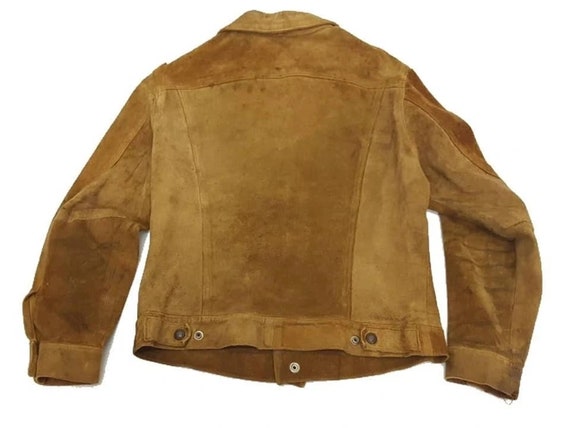 Vintage 60's Levis Big E Type 3 Suede Leather Jacket - Etsy Canada