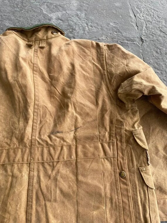 Vintage Filson Waxed Canvas Hunting Tin Cloth Jacket - Gem