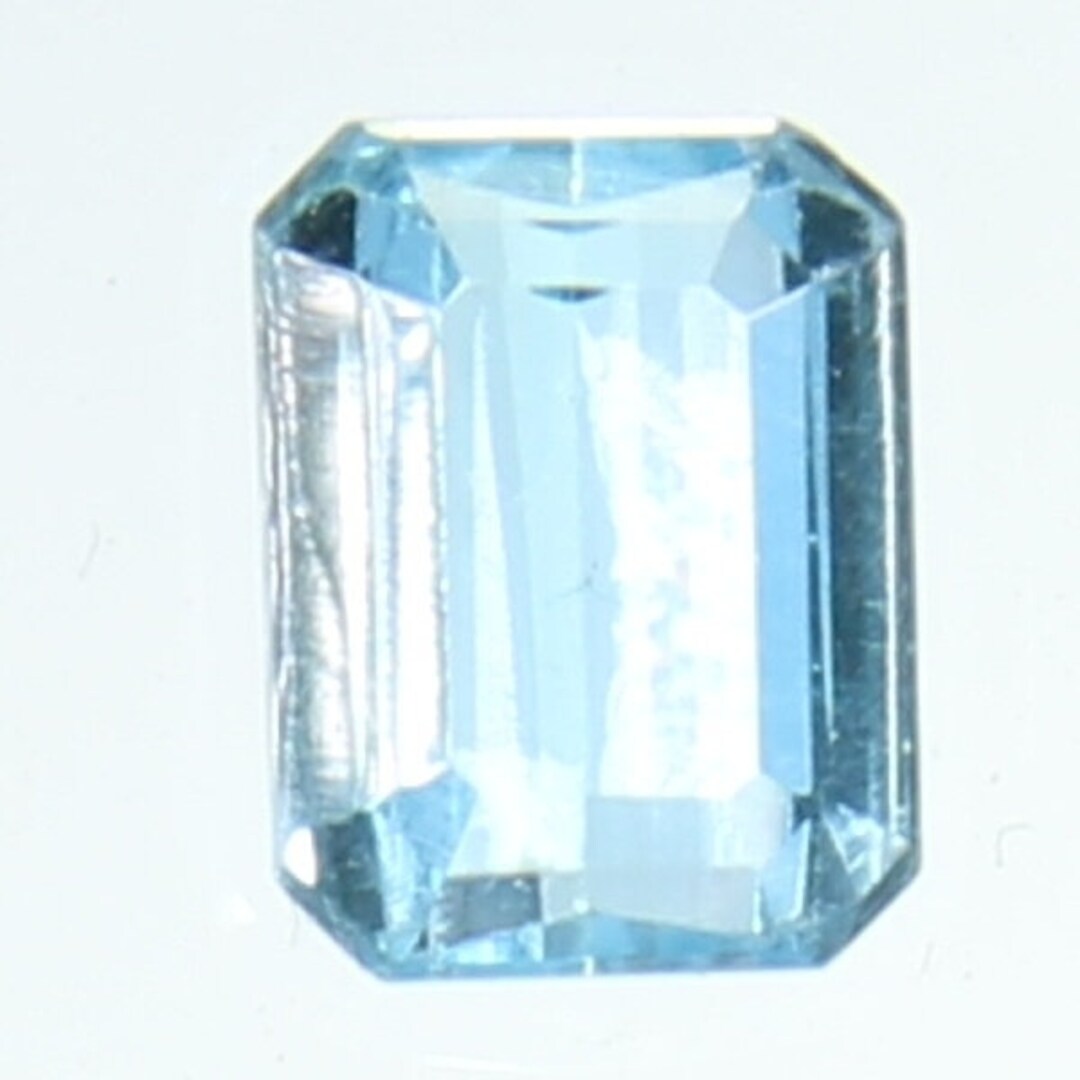 Azul transparente topacio 8x6 mm octogonal facetado 2.29ct joya suelta ...
