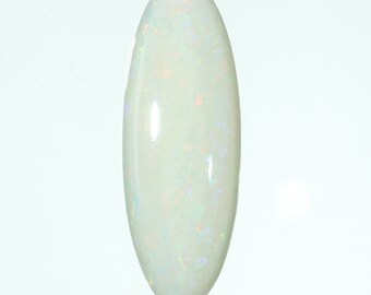 3.19 ct. White Opaque Opal N/a - Oval cabochon - IJGC certified