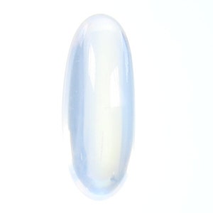 10,67 CT weiß durchscheinend Orthoclase Mondstein Oval Cabochon - zertifizierte IJGC