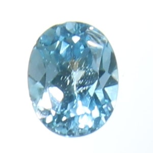 2.41 topazio blu trasparente blu CT. ovale sfaccettato - IJGC certificata