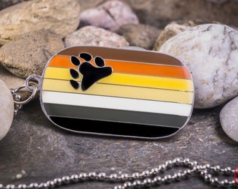 Bear Pride Dog Tag
