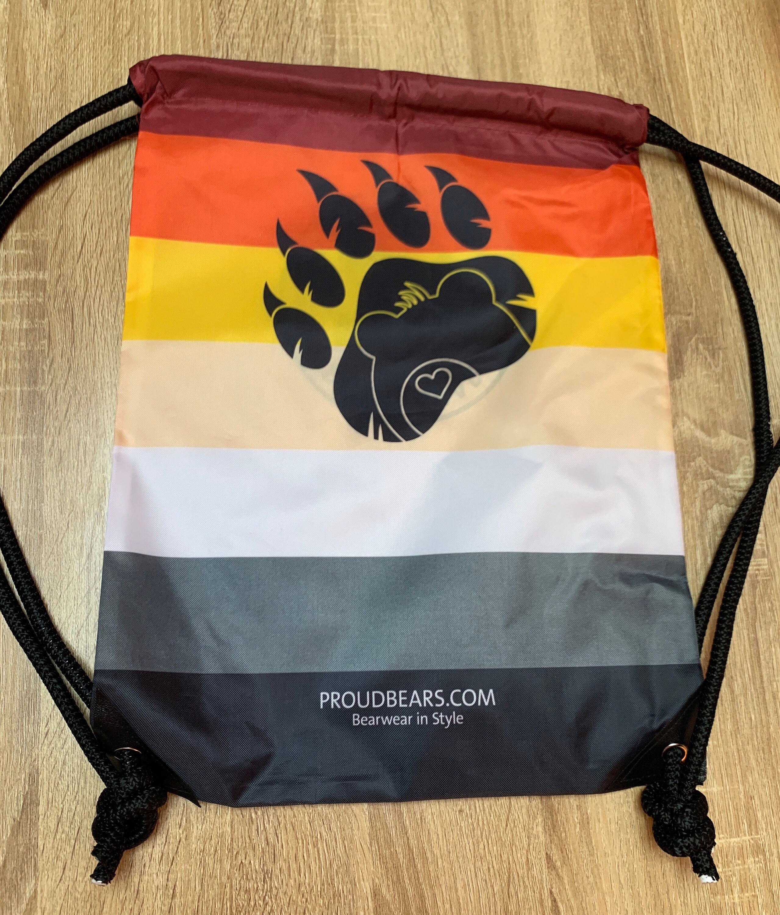 BEAR PRIDE Beach Bag Gym Sack from Proudbears