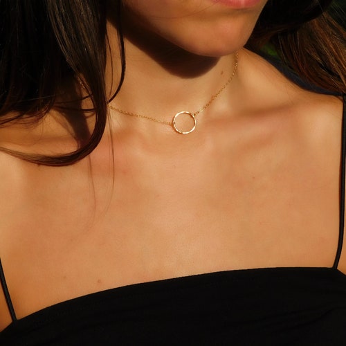 14K Gold Filled Infinity Choker 