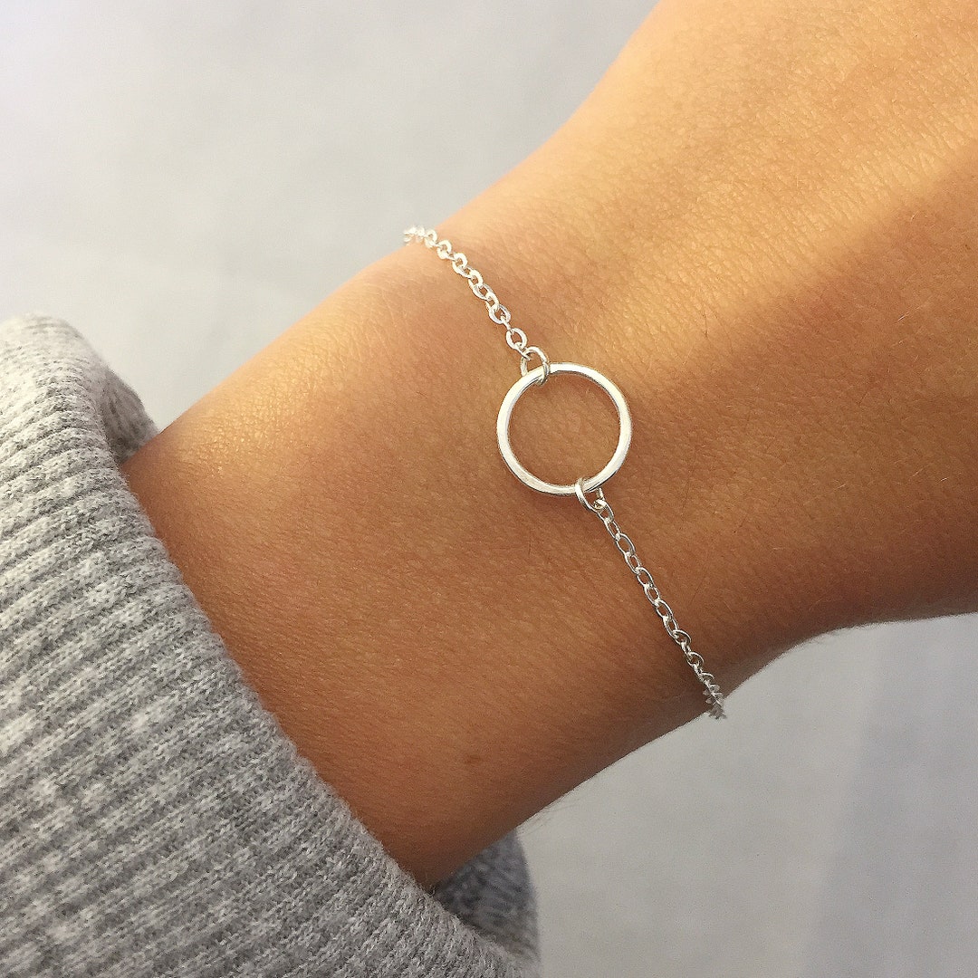Sterling Silver Infinity Bracelet, Dainty Bracelet, Silver Jewellery