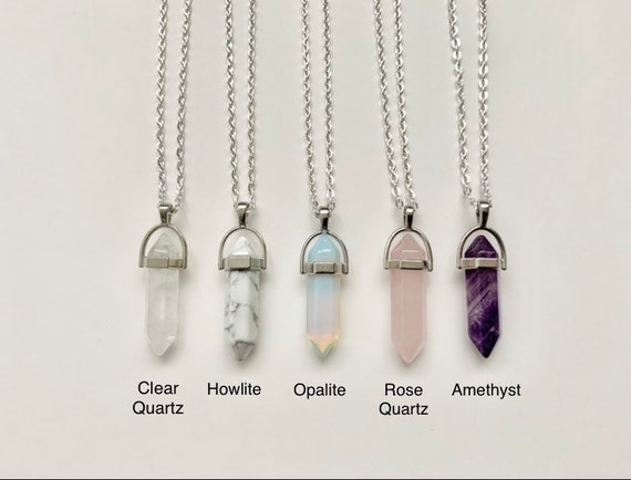 Quartz Crystal Point Necklace – MADE Art Boutique