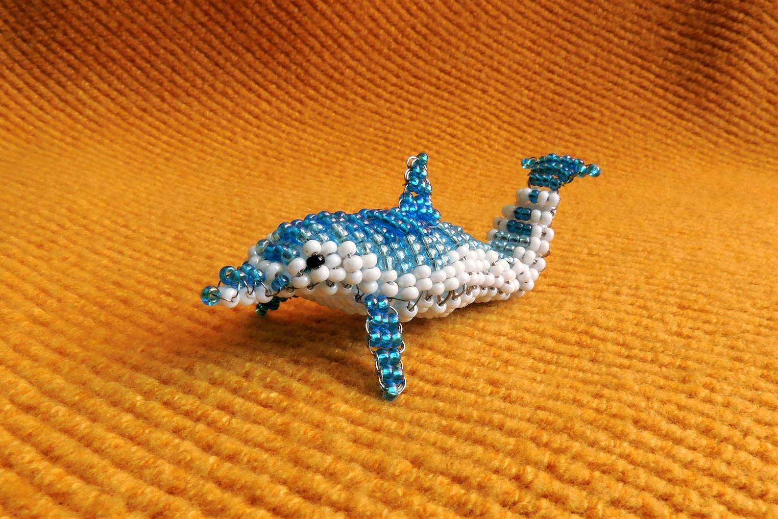 Beaded Dolphin Beaded Animals Beading Ideas Beading Designs Etsy