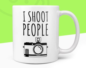 I Shoot People Mug | Photography Mug Gift For Him or Her | Photographer Paplife | Gift For Tog | Made To Order Mugs