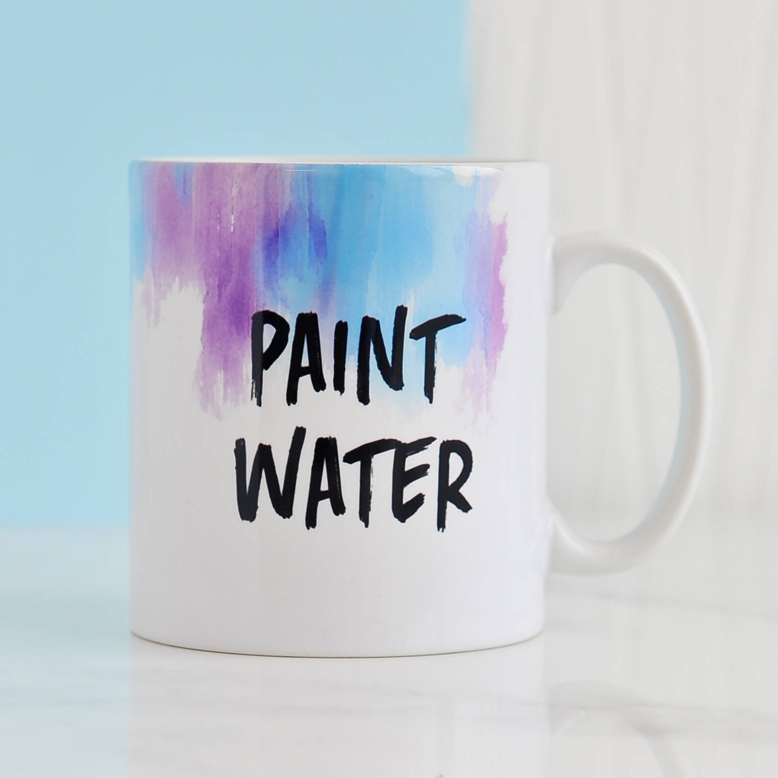 Paint Water Not Paint Water Mug Set Gift for Painter Artist Painter