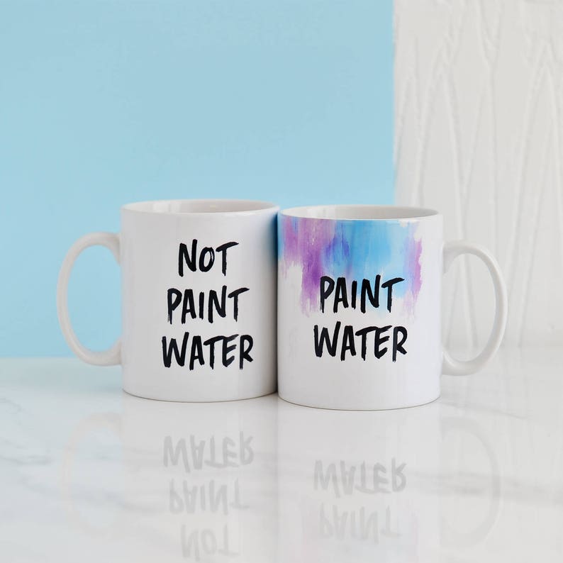 Unusual gifts for artists & tips for buying artists' gifts - paint water mug