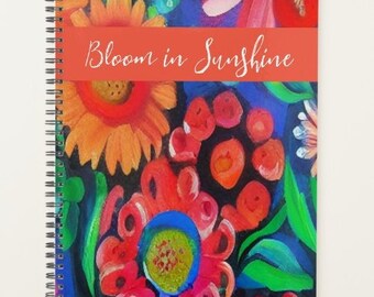 2023 Planner, Undated Planner, Folk Art Floral Design, Monthly & Weekly, Start Anytime Planner,  Christmas Gift