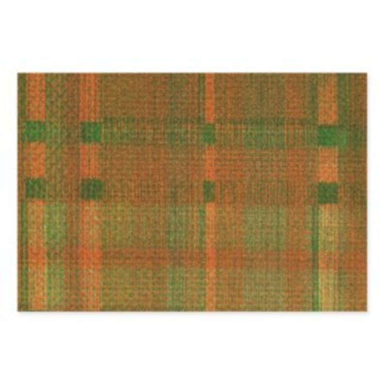 Tartan Plaid Wrapping Paper, Orange Green Tartan Plaid Pattern, Earth Colors Gift Paper, Fall Plaid Paper, Set of 3, Flat Pre-Cut Sheets image 5