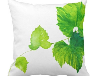 Mezclar y combinar las almohadas de viñedo uvas verdes