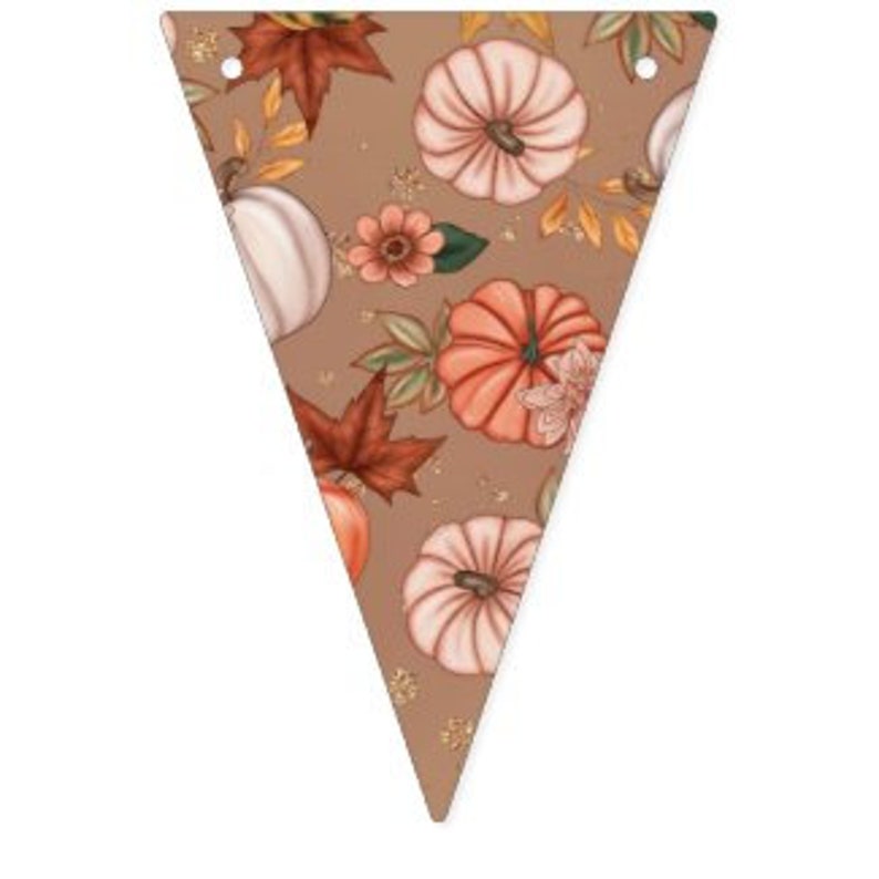 Fall Party Bunting Banner, Halloween Bunting Banner, Fall Porch Banner, Fall Mantel Banner, Halloween Party Bunting Banner, Fall Decor afbeelding 8