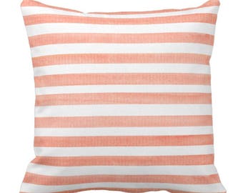 Gray & Gold Publishing Abstract Stripes Pattern in Coral on White AEY565 Throw Pillow Multicolor 18x18 Gray & Gold Publishing Abstract Stripes Pattern in Coral on White AEY565 Throw Pillow Multicolor 18x18