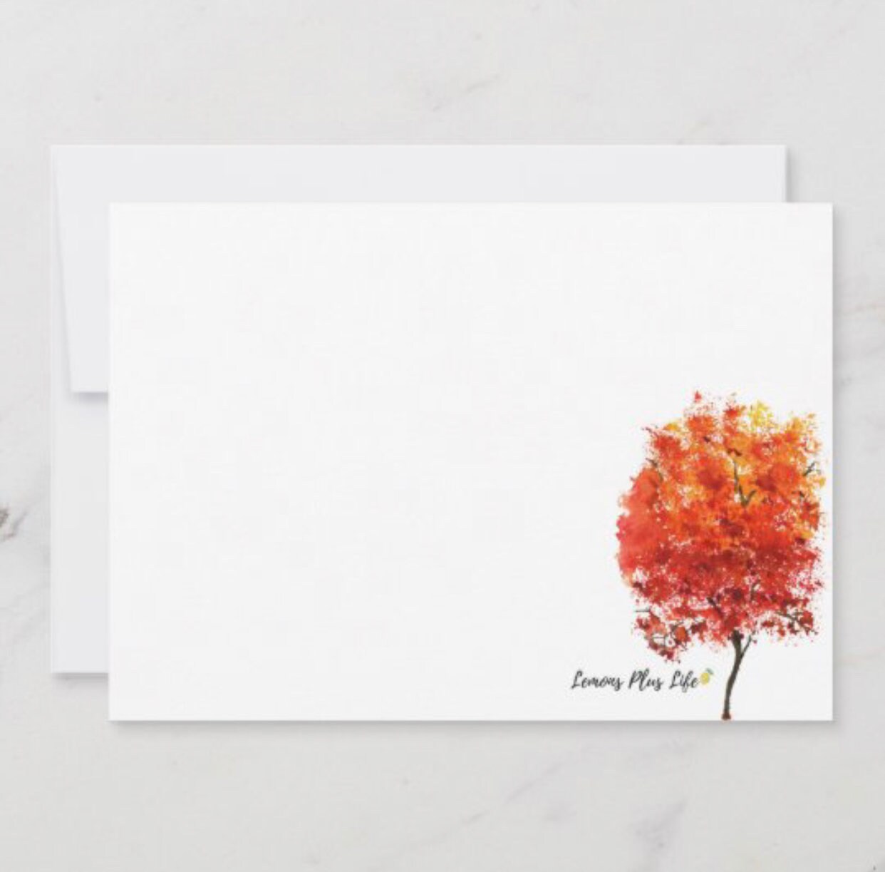 Fall Watercolor Greeting Card Set
