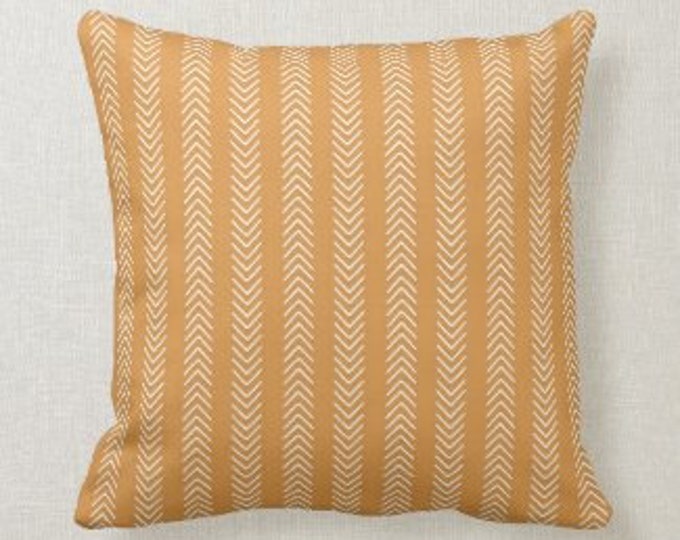 Tan Ethnic Pillow, African Tan Mudcloth Design Pillow,  African Design, Mudcloth Pattern, African Pattern Pillow, African Accent Pillow