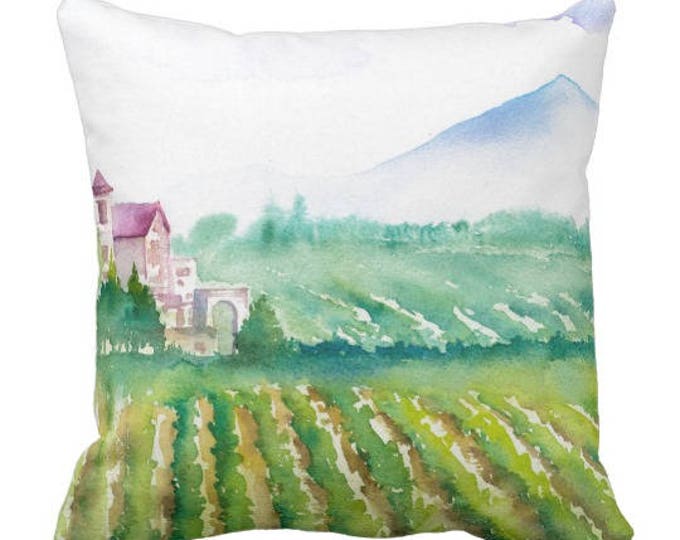 Mix & Match Vineyard Pillows Watercolor Vineyard