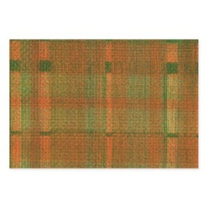 Tartan Plaid Wrapping Paper, Orange Green Tartan Plaid Pattern, Earth Colors Gift Paper, Fall Plaid Paper, Set of 3, Flat Pre-Cut Sheets image 6