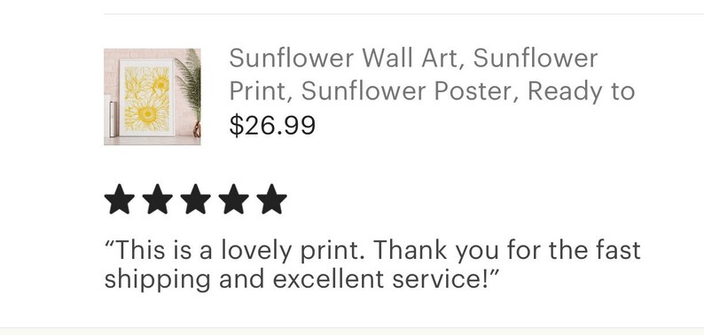 Sunflower Wall Art, Sunflower Print, Sunflower Poster, Ready to Frame, Sunflower Wall Decor, Sunflower Decor Wall, Sunflower Floral Print image 2