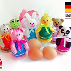 114DE Strickanleitung Eierwärmer - Amigurumi PDF Zabelina Etsy