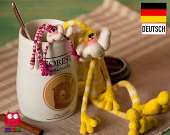 254DE Häkelanleitung Amigurumi Schickimicki-Hase Keks mini - PDF Pertseva Etsy
