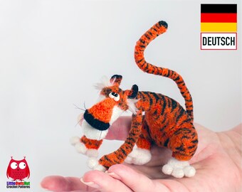 304DE Häkelanleitung Amigurumi Tiger Vzhik - PDF Pertseva Etsy