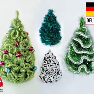 096DE Häkelanleitung Gewundener Tannenbaum - Amigurumi PDF Pertseva Etsy