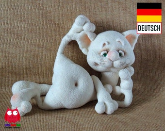 198DE Häkelanleitung Amigurumi Kater Jeremy - PDF Pertseva Etsy