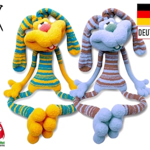 137DE Strickanleitung Amigurumi Schickimicki-Hase Keks - PDF Pertseva Etsy