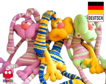 121DE Häkelanleitung Amigurumi Schickimicki-Hase Keks - PDF Pertseva Etsy