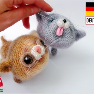 020DE Häkelanleitung - Katzenbabies Amigurumi Pdf Pertseva Etsy