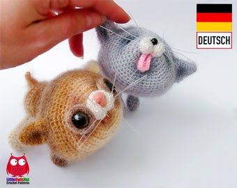 020DE Häkelanleitung - Katzenbabies Amigurumi Pdf Pertseva Etsy