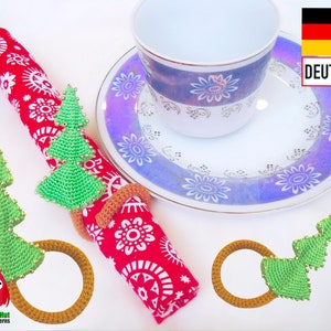 100DE Häkelanleitung Tannenbaum Serviettenhalter - Amigurumi PDF Borisenko Etsy